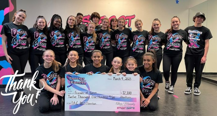 Thank you to @streetbeatzdance studio and all the dancers that danced the night away and opened their hearts to support Friends of Karen!