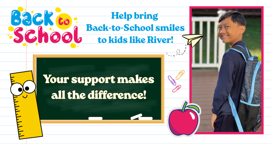 Back to school page header graphic